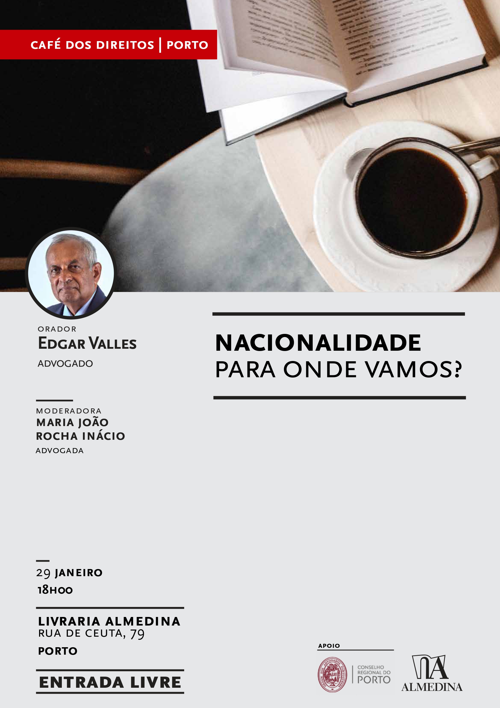 Café dos Direitos - 'Nacionalidade. Para onde Vamos?'